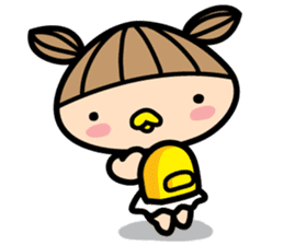 District travel girl 'JJOO' sticker #13757519