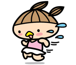 District travel girl 'JJOO' sticker #13757521