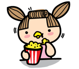 District travel girl 'JJOO' sticker #13757522