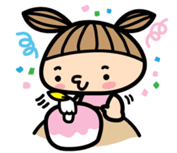 District travel girl 'JJOO' sticker #13757525