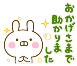 Rabbit Usahina Thanks sticker #13757639