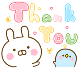 Rabbit Usahina Thanks sticker #13757645