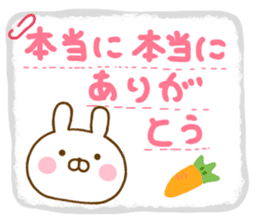 Rabbit Usahina Thanks sticker #13757659