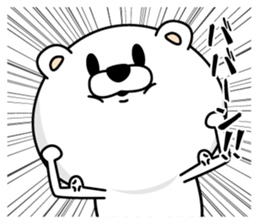 Tension increased Bear sticker #13757944