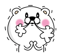 Tension increased Bear sticker #13757964