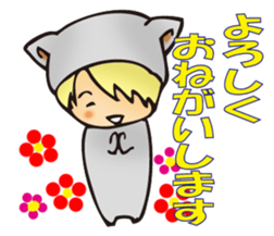 In a nutshell the hamster greetings sticker #13758301