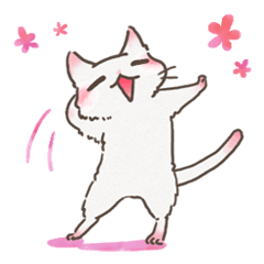 Daily life of White Cat.