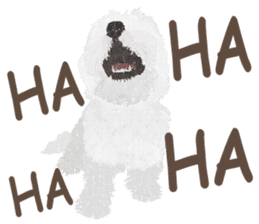 westie QQ-White Terrier part 1 sticker #13758535