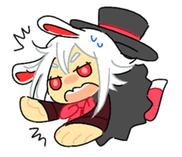 Rabbit & March Hare sticker #13759459