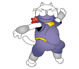 The Cat Ninja Fighter sticker #13759518