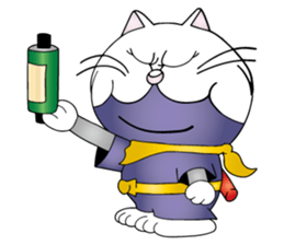 The Cat Ninja Fighter sticker #13759533