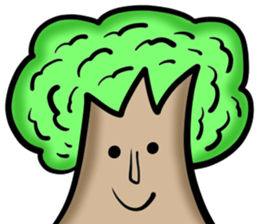Cute trees sticker #13759950