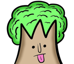 Cute trees sticker #13759954