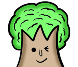 Cute trees sticker #13759955