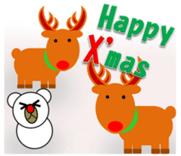 New Year & Merry Christmas(bear)2017 sticker #13759984