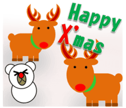 New Year & Merry Christmas(bear)2017 sticker #13759984