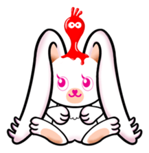 Magical ear of rabbit sticker #13760478