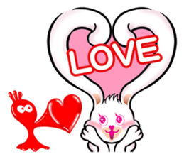 Magical ear of rabbit sticker #13760479