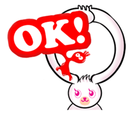 Magical ear of rabbit sticker #13760480