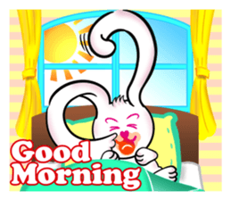 Magical ear of rabbit sticker #13760483