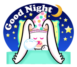 Magical ear of rabbit sticker #13760484