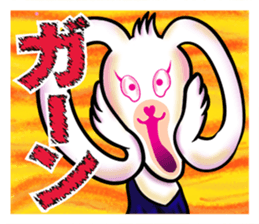 Magical ear of rabbit sticker #13760485