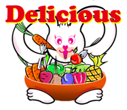 Magical ear of rabbit sticker #13760488