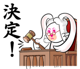 Magical ear of rabbit sticker #13760495