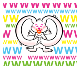 Magical ear of rabbit sticker #13760503