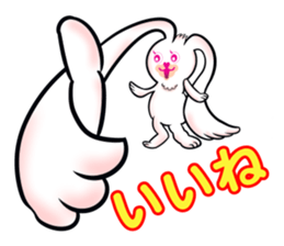 Magical ear of rabbit sticker #13760504