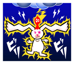 Magical ear of rabbit sticker #13760511