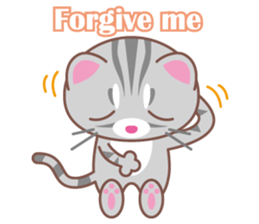 American Shorthair and sport car sticker #13760604