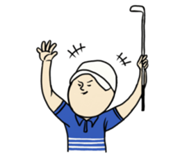 Let's go to golf. sticker #13763208
