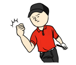 Let's go to golf. sticker #13763209