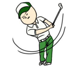 Let's go to golf. sticker #13763210