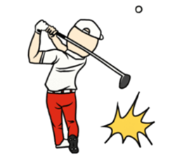 Let's go to golf. sticker #13763211