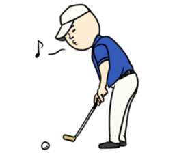 Let's go to golf. sticker #13763213