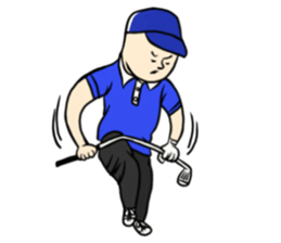 Let's go to golf. sticker #13763214