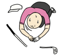 Let's go to golf. sticker #13763215