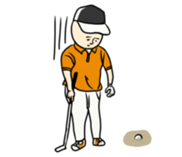 Let's go to golf. sticker #13763216