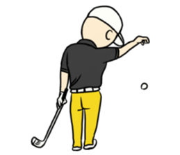 Let's go to golf. sticker #13763217