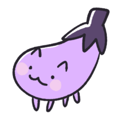 Eggplant cat san