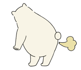 .white bear. sticker #13764611