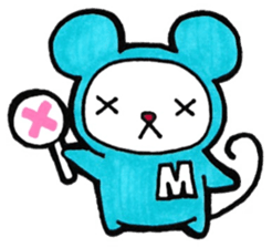 Sticker for the initial M sticker #13764727