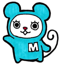 Sticker for the initial M sticker #13764729