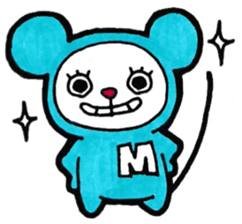 Sticker for the initial M sticker #13764730