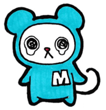 Sticker for the initial M sticker #13764737