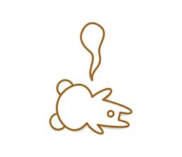 working white bear sticker #13765225