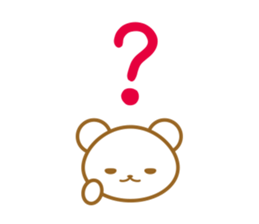 working white bear sticker #13765232