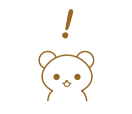 working white bear sticker #13765243